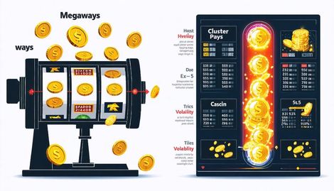 Megaways ve Cluster Pays: mekanikler, volatilite etkisi ve kazanım örnekleri