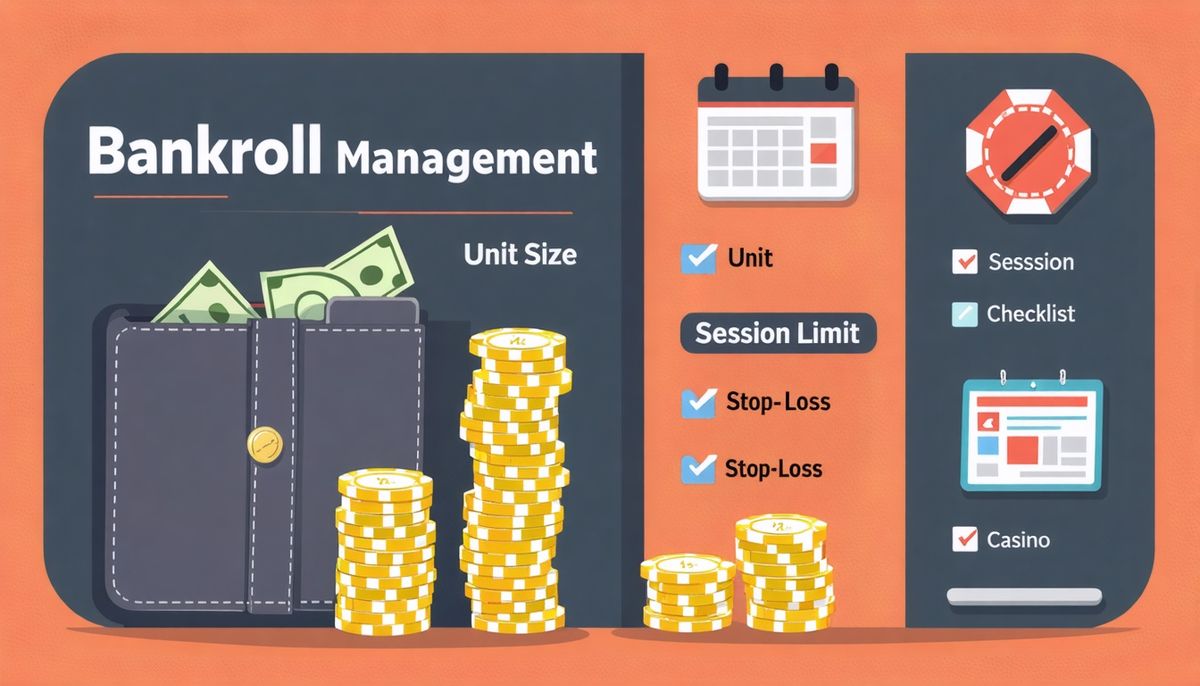 Bankroll Yönetimi Rehberi: Bütçe Planı, Oturum Limitleri ve Kayıp Stratejileri
